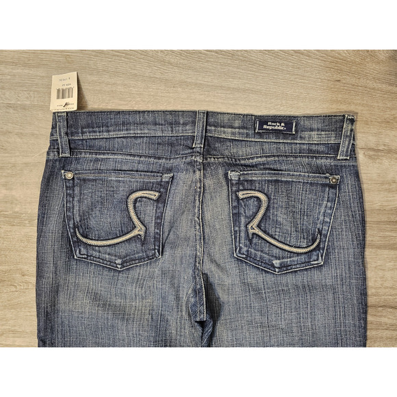 NWT Rock & Republic Denim Blue Jeans 32 X 36 Bootcut Kiedis MSRP 176 Long Tall - Picture 6 of 7